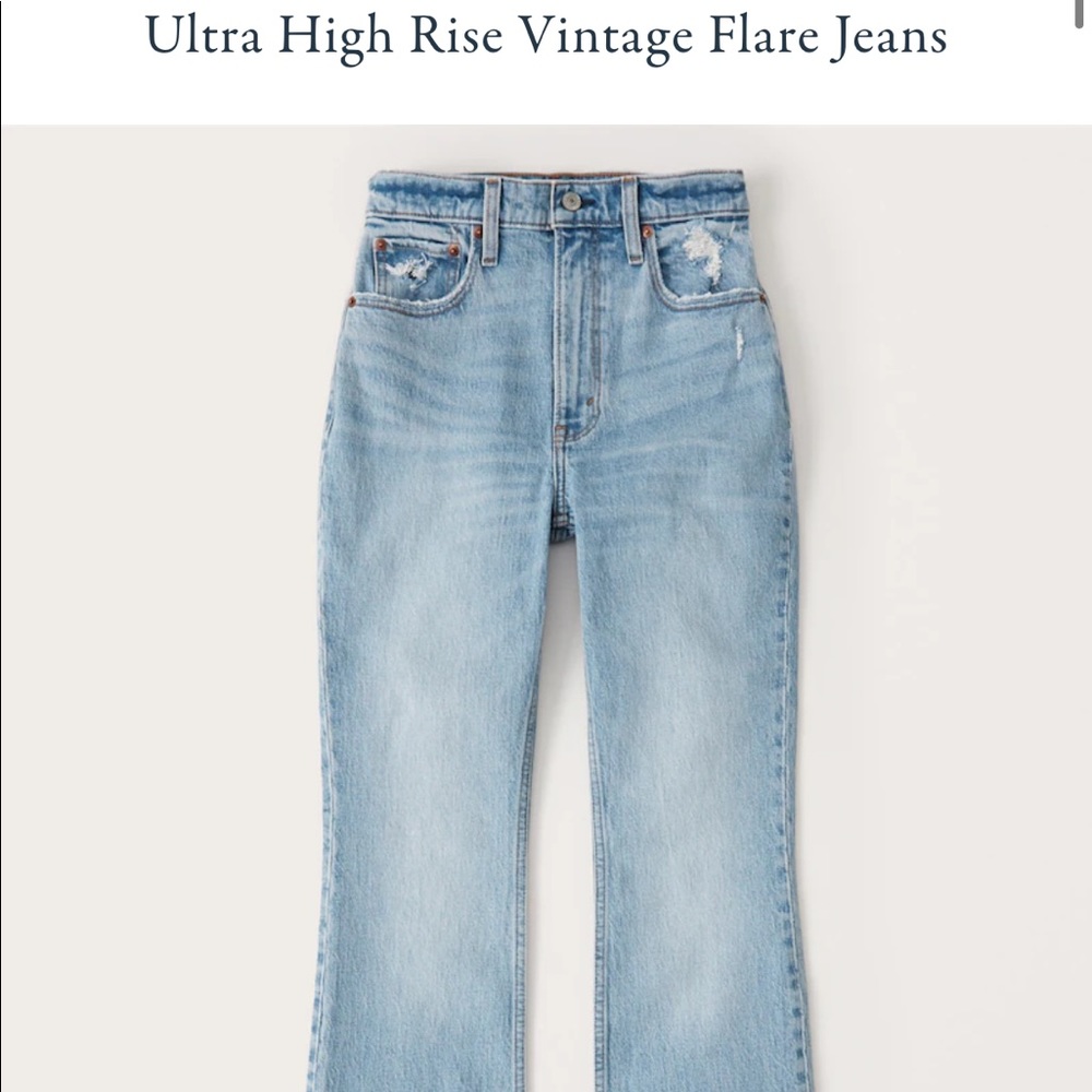 Abercrombie Ultra High Ride Vintage Flare Jeans